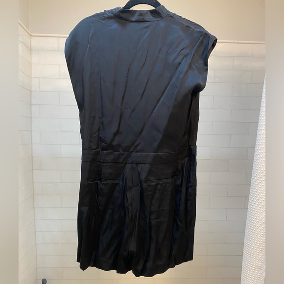 LAST Call Black Silk-Like Romper - Picture 4 of 5